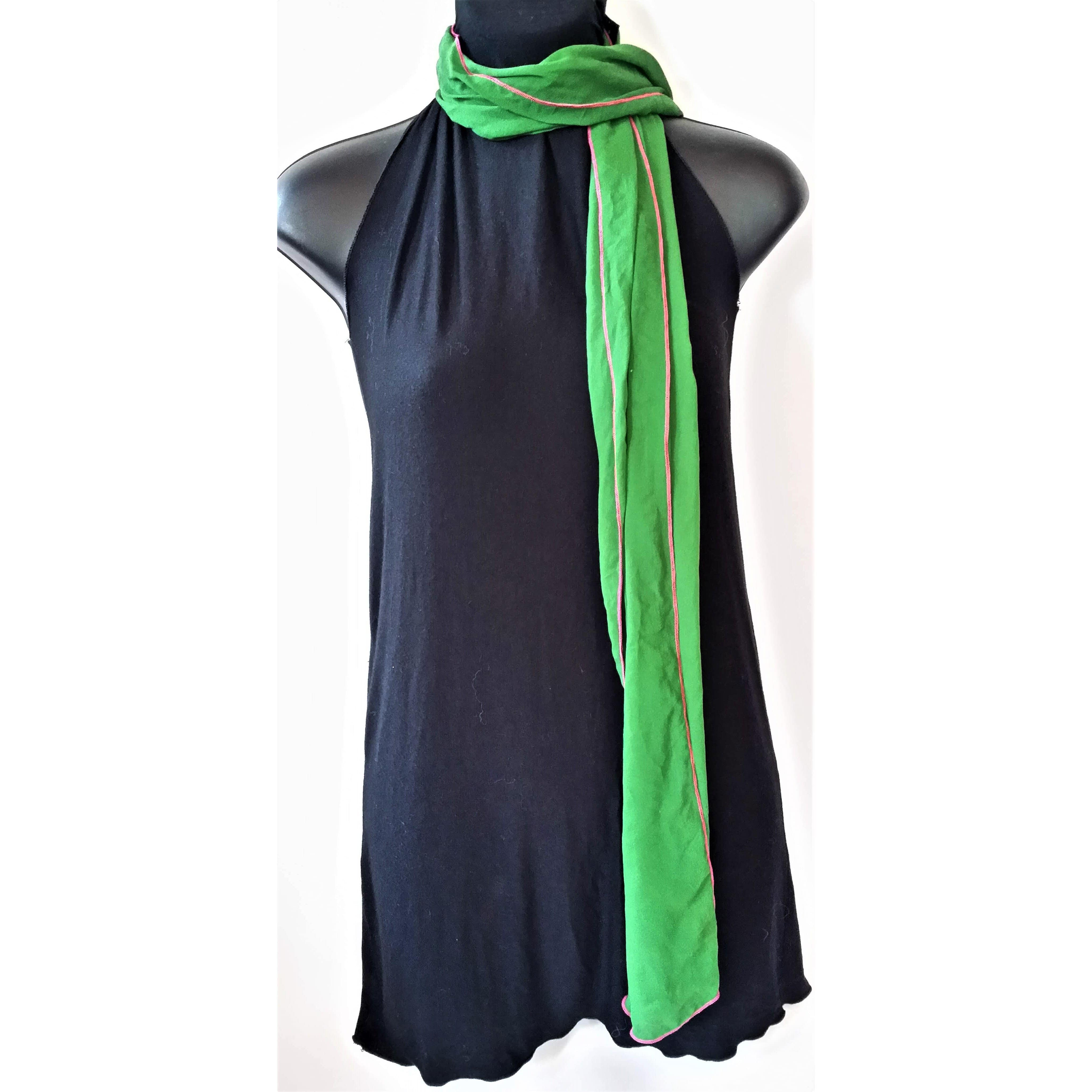 Silk Scarf- Green Colour + Online women’s store