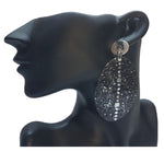 Earrings- Black and White