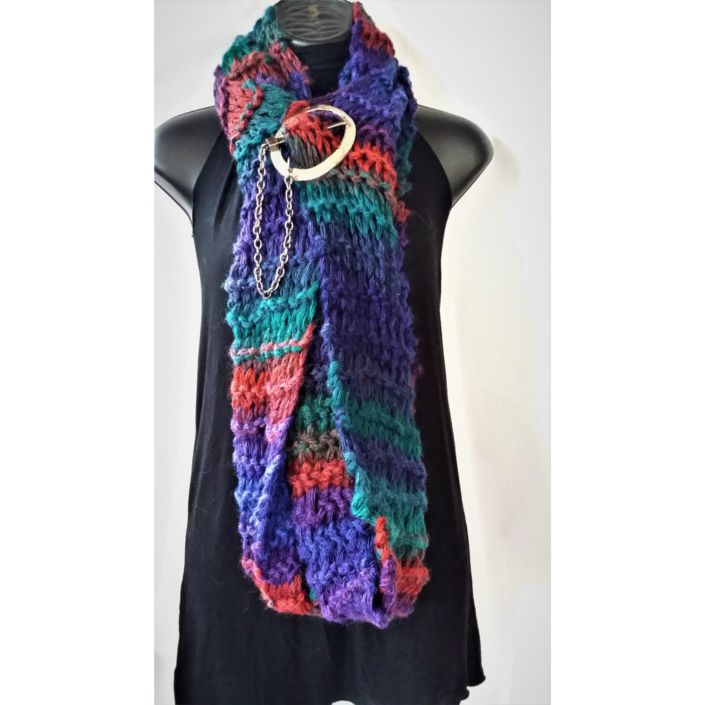Scarf-Mulit- coloured textile 