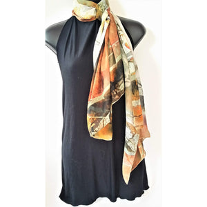 Fabric Scarf / Shawl- Multi Coloured- Soft drape- Sheer Texture- Polyester