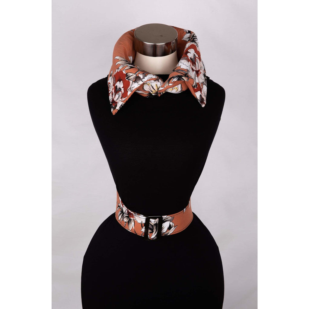 Combination Neck Warmer and Belt with free matching pouch (that attaches to belt)- Asda Orange