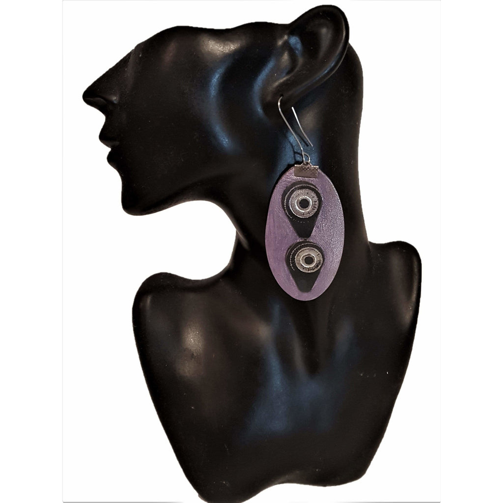 Leather earrings + Online women’s store