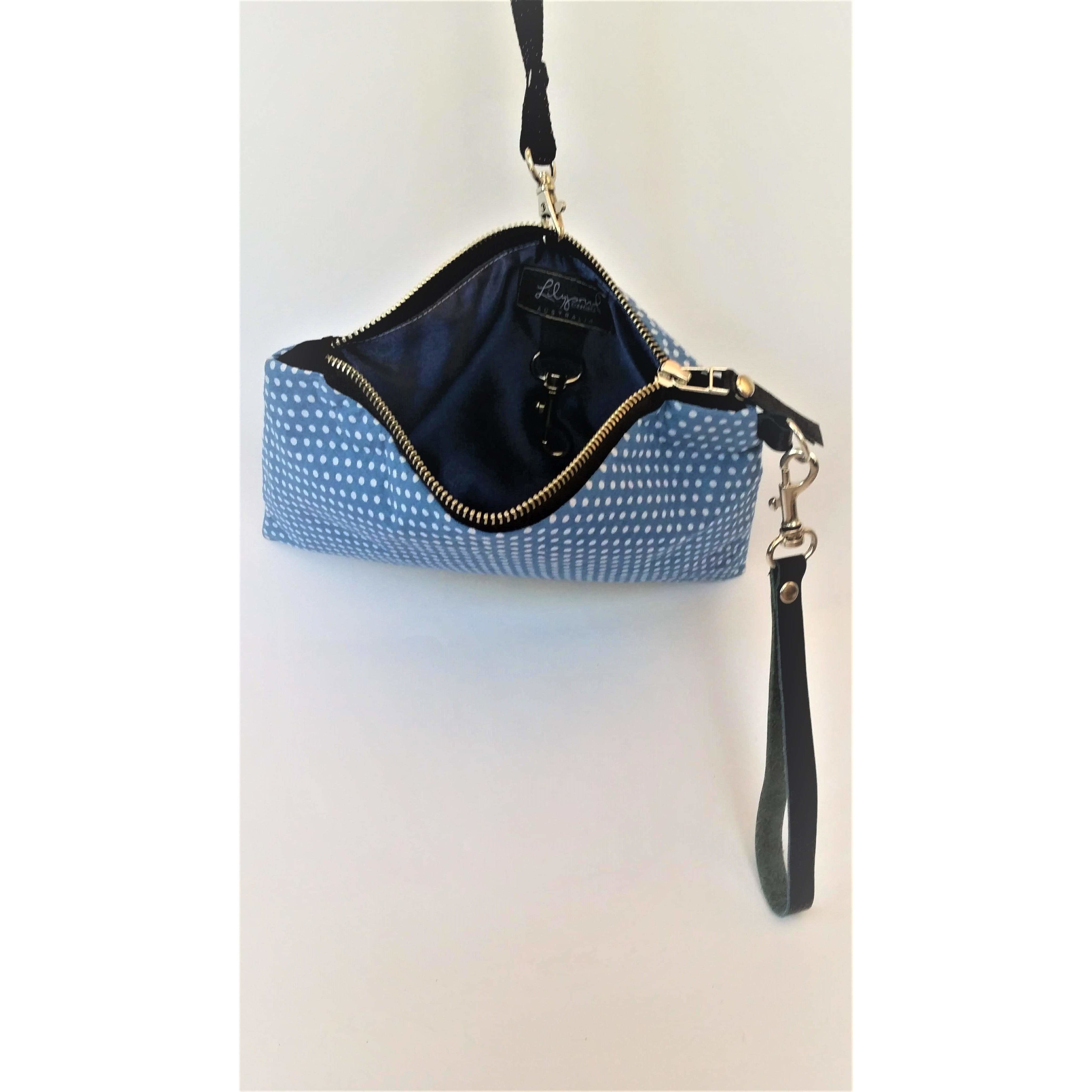 Clutch Bag-Blue Colour + Online women’s store